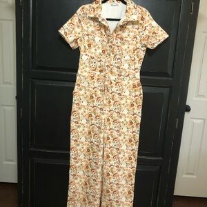 Storia floral utility jumpsuit SM